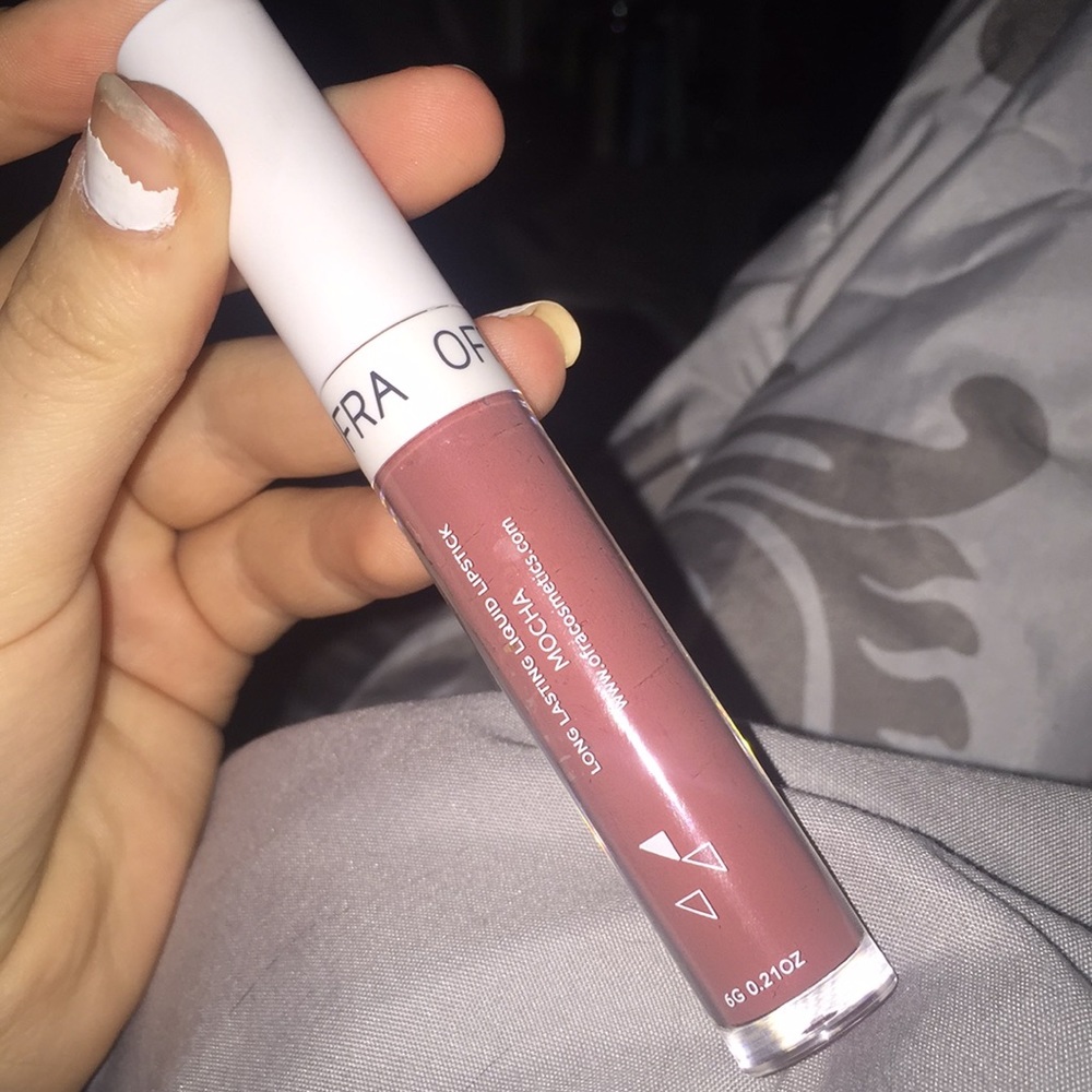 OFRA Cosmetics mocha lipstick!